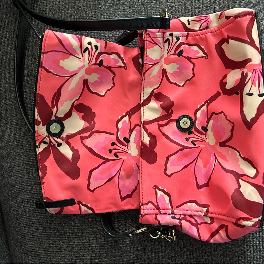 Kate Spade Pink and Black Crossbody Bag - Picture 2 of 9